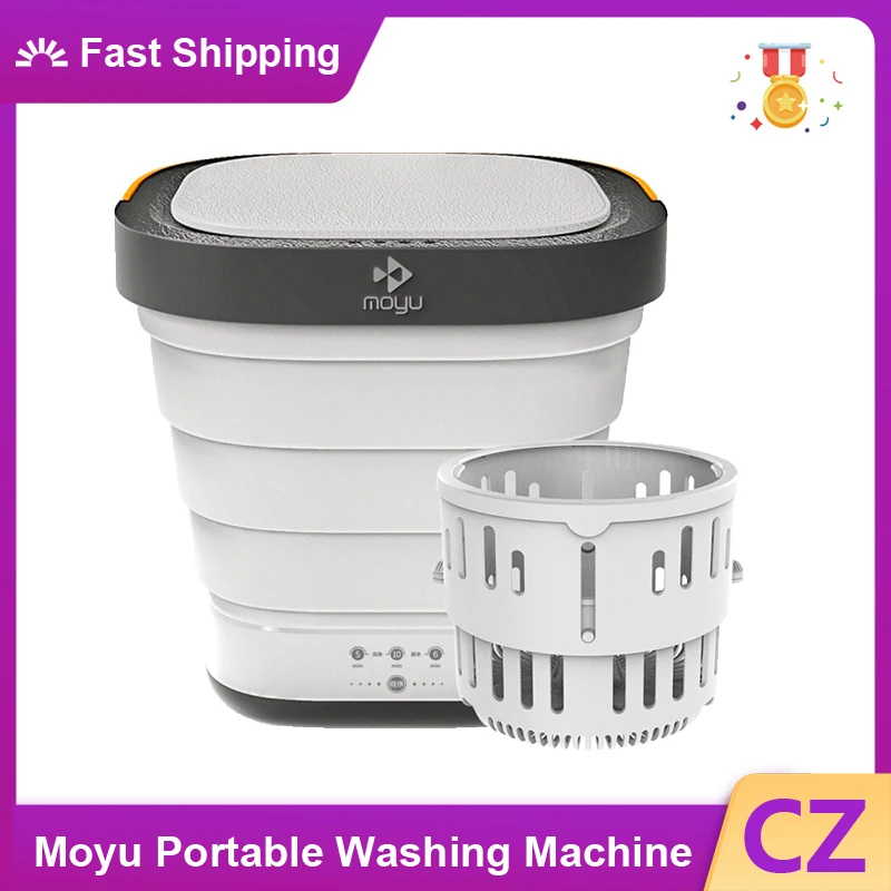 Moyu Mini Portable Washing Machine XPB08 F2 2 in 1 Portable Foldable