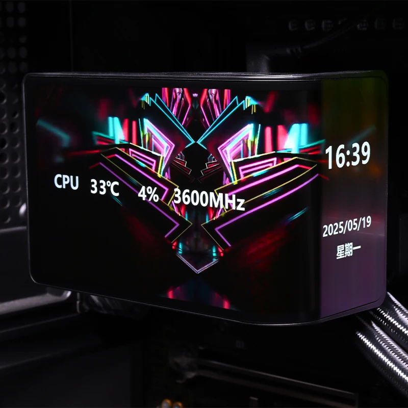 Thermalright WONDER VISION 360 AIO 水冷 Thermalright WONDER VISION 360 UB ARGB BLACK 曲面スクリーン 水冷