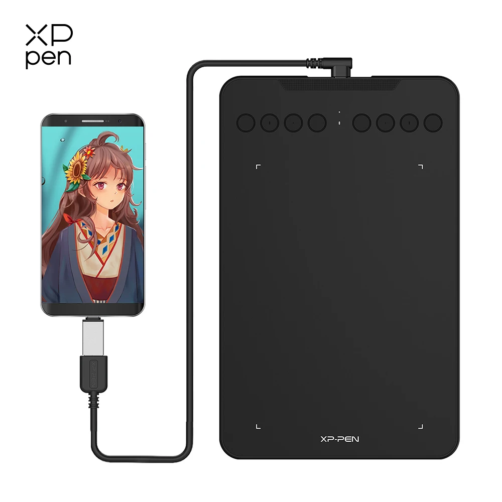 XPPen Deco mini7 그래픽 태블릿, 7*4.3 인치 디지털 드로잉 태블릿, 8 익스프레스 키, 8192 레벨 60 틸트, 아트 드로잉 시그니처