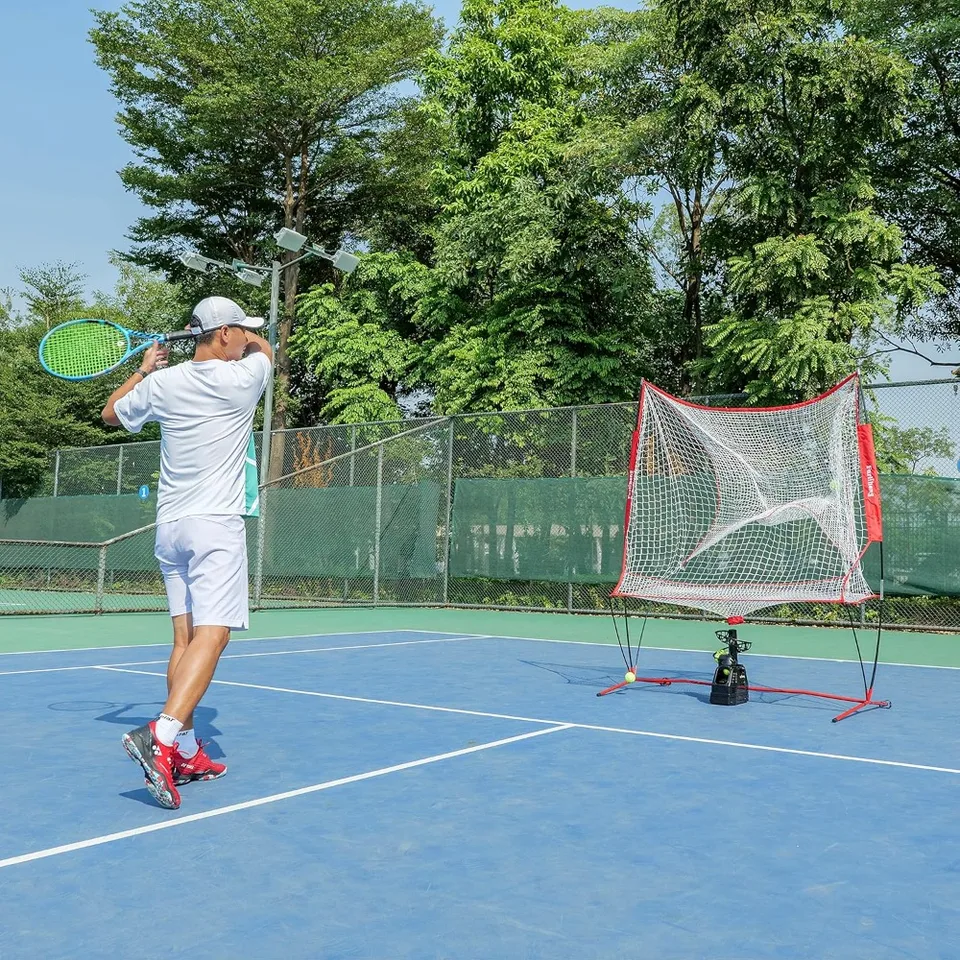 2 in 1 Tennis Ball Baseball Training Machine Combo