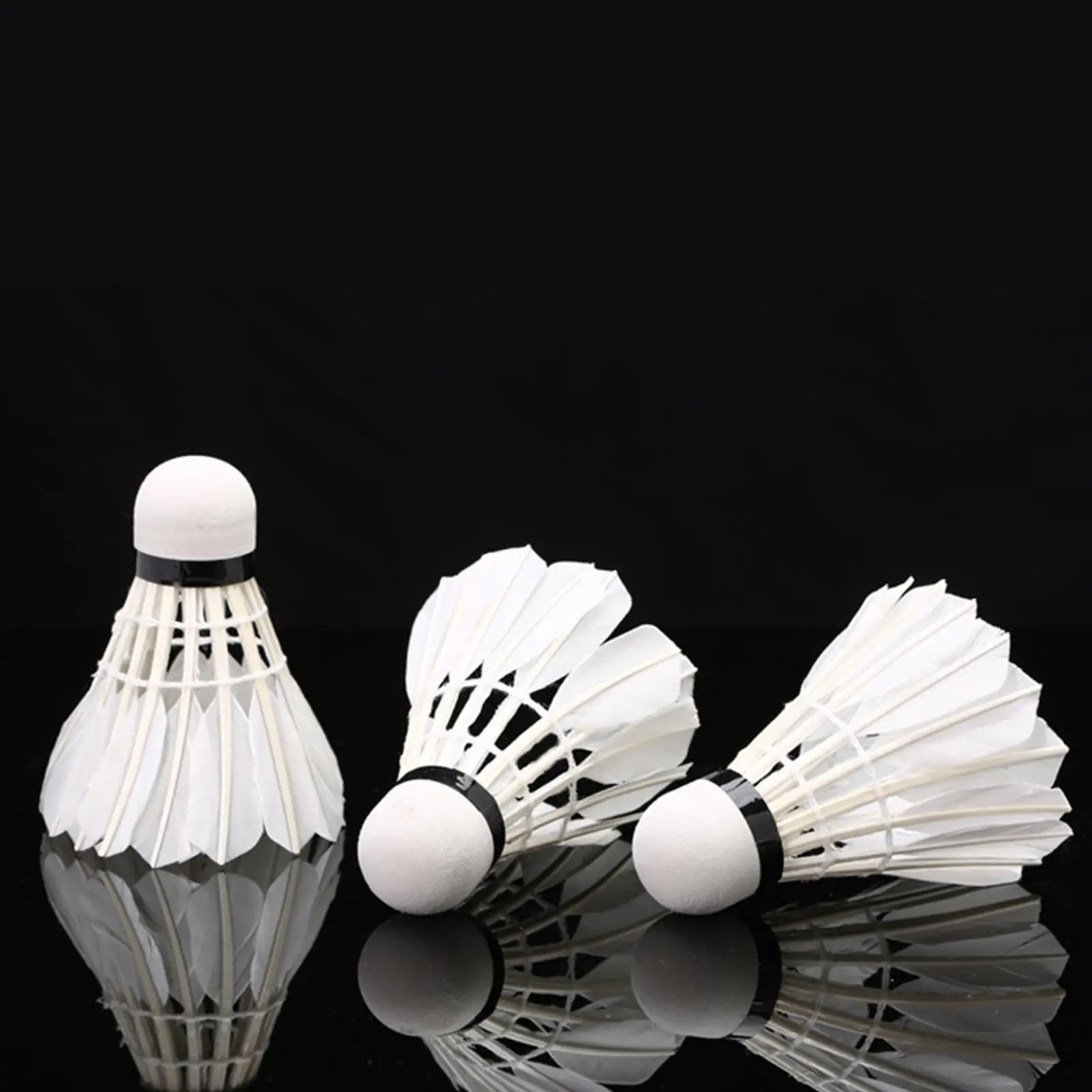 3x Badminton Shuttlecocks Professional Duck Feather Ball for Game Training Sport Practice