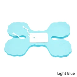 Multicolor Four Leaf Clover Paper Garland for Celebrations and DIY Decor (Light Blue)