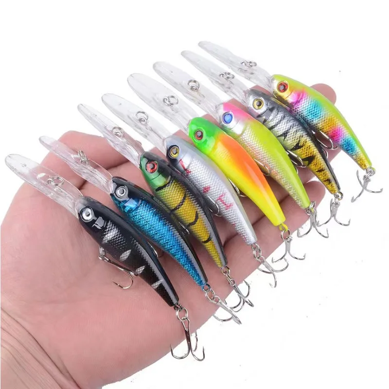 Crankbaits Fishing Lures Set Jerkbait Minnow Hard Bait Kit