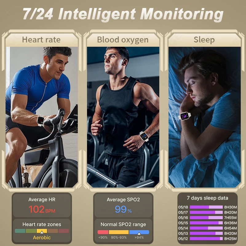 LIGE Watch Ultra 2 SE For iOS Android 1000mAh Smart Watch Men Women 1.85" HD Full Touch Screen Sports Bluetooth Call Smartwatch