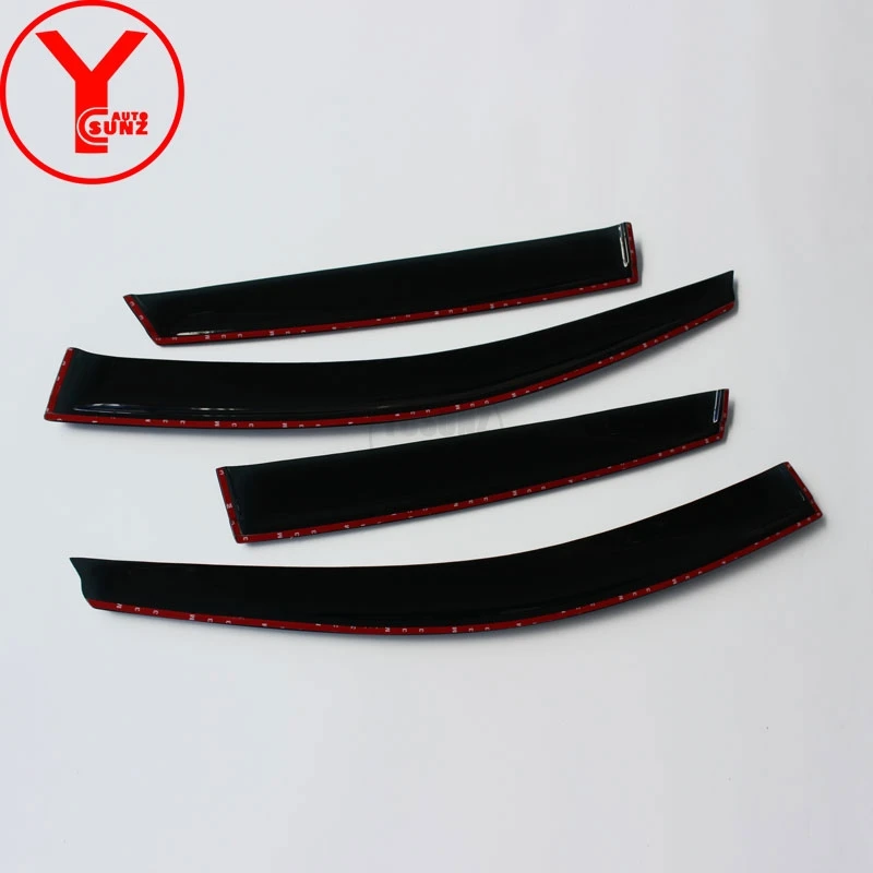 for honda crv 2007-2011 accessories ABS window deflector door visor rain guard for honda crv 2007 2008 2009 2010 2011 YCSUNZ