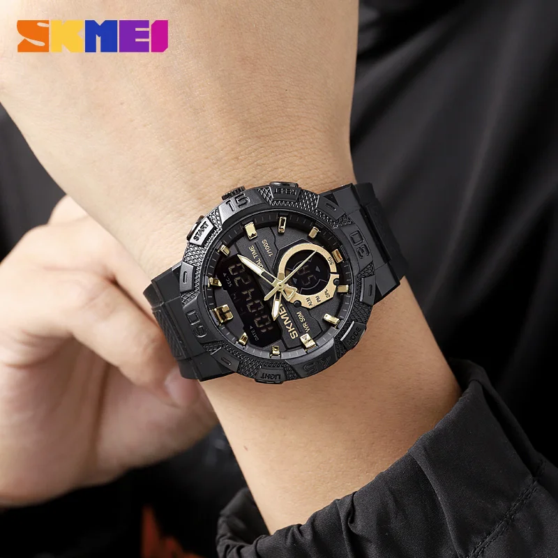 SKMEI 1881 Digital Sport Watch for Men Stopwatch Waterproof Military Electronic Mens Quartz Wristwatches Clock Reloj Hombre 2123 4