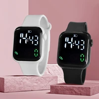 New 2PCS Student Minimalist Smart Watch for Boys and Girls with Elevated Display and Step Counting Sports Electronic Watch 1