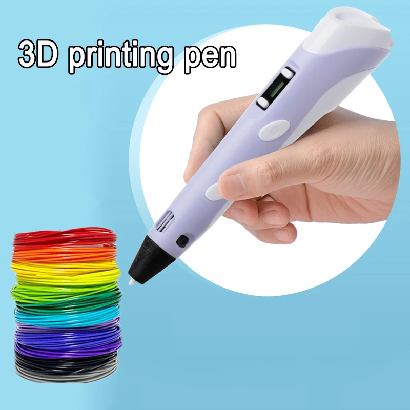 3D Printing Pen DIY Three-dimensional Painting Children Toys Fun Camouflage With LCD Screen Compatible PLA Filament Toys Gift 3d printing pen 3d printing pen filament