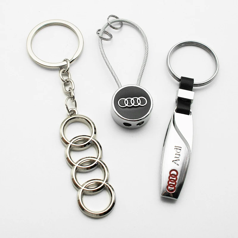 Alloy Style Car Key Case Cover Shell FobFor Audi A4 B9 A5 A6 8S 8W Q5 - View #6