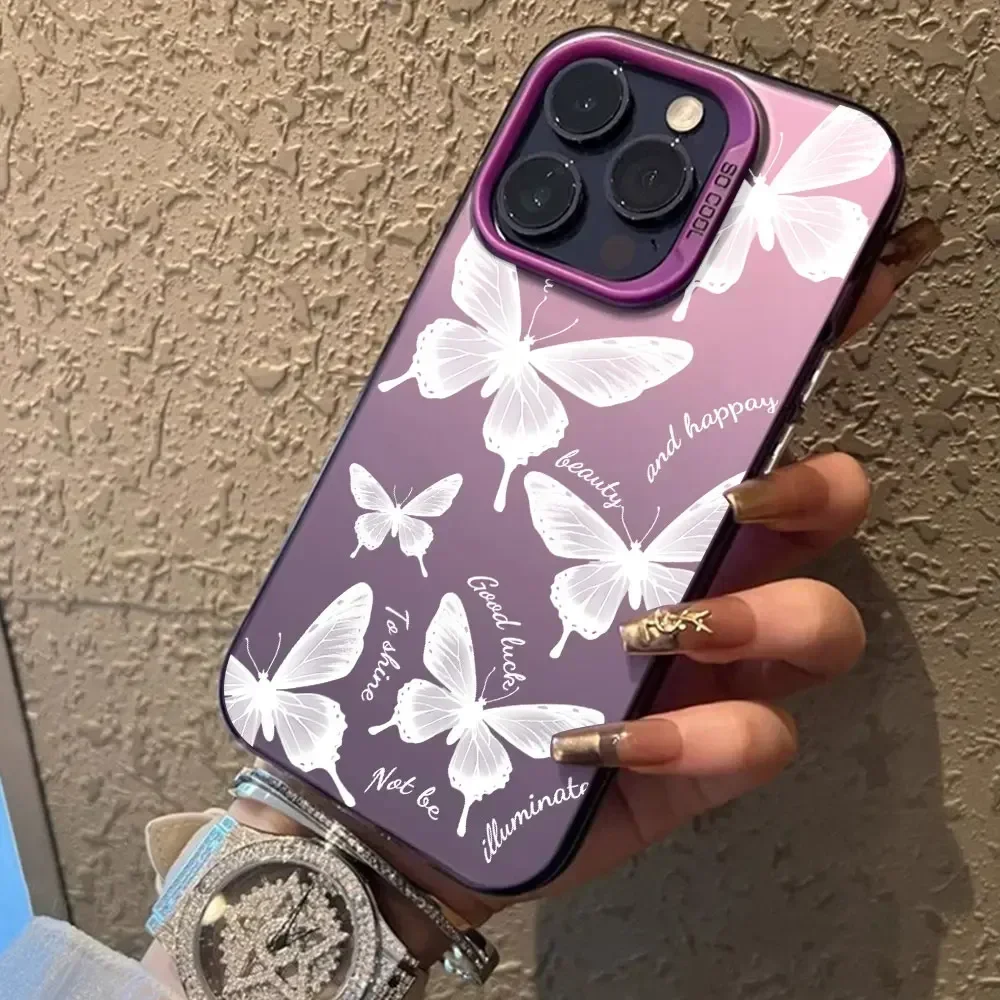 Colorful Butterfly Soft Shockproof Protector Case Back Cover