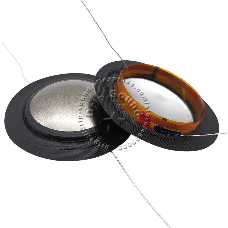 2pcs 25.5mm Tweeter Voice Coil Horn Speaker Treble Aluminum Sound Film