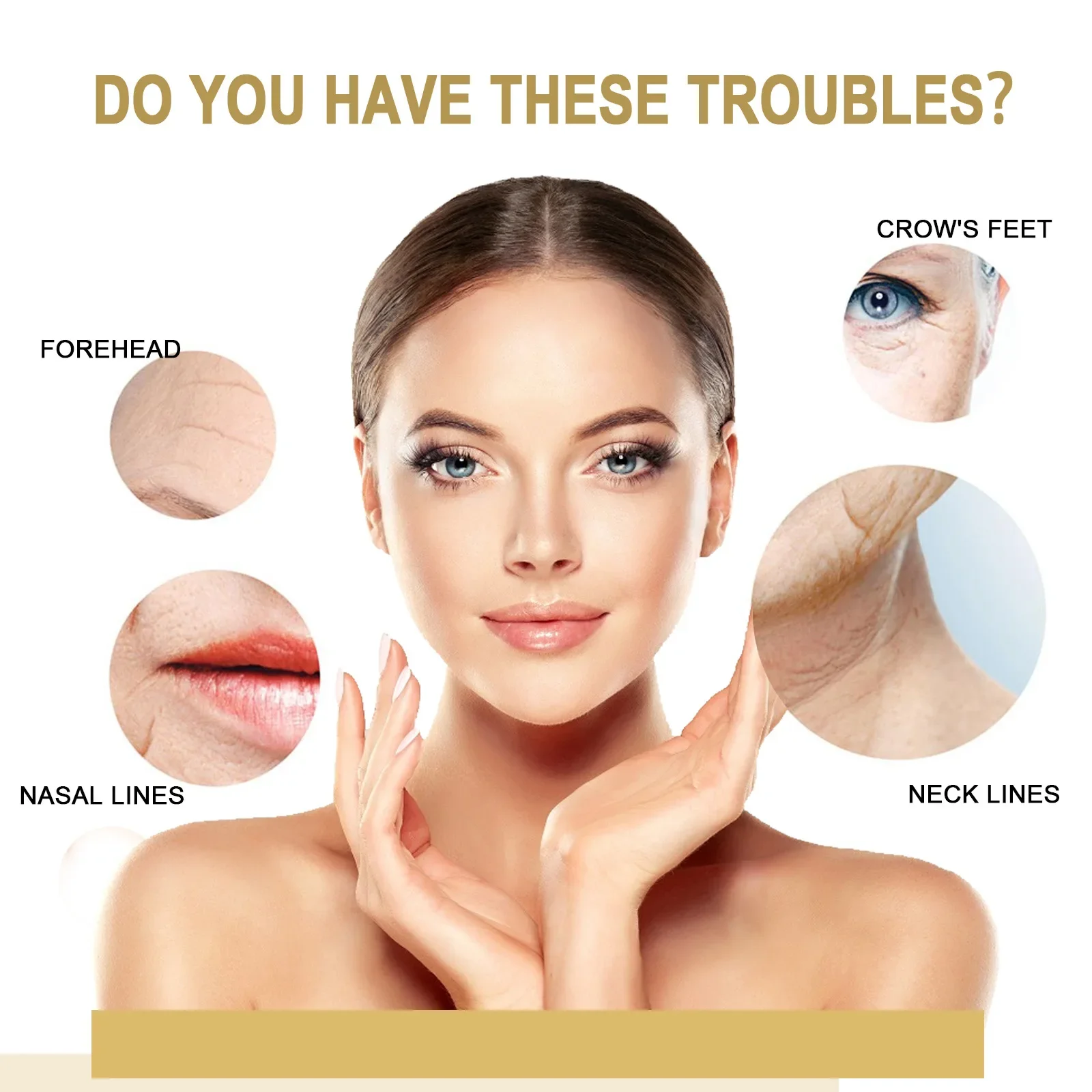 EELHOE Anti-Wrinkle Facial Serum Firming Face Lift Anti Aging Fade Fine Line Moisturizing Skin Nourish Pore Shrinking Serum 30ml 5