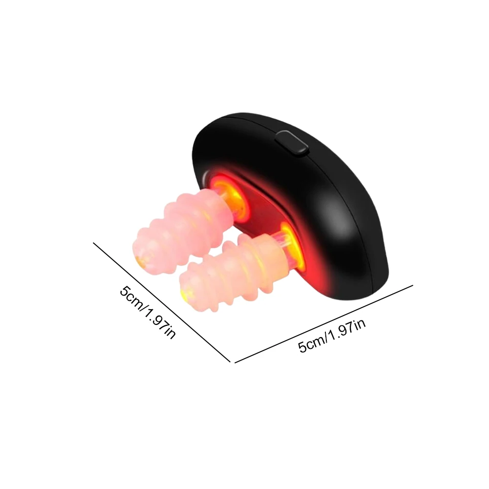 Nose Relief Device Cordless Red Light Nasal Therapy Rhinitis Relief Low Frequency Pulse Massage