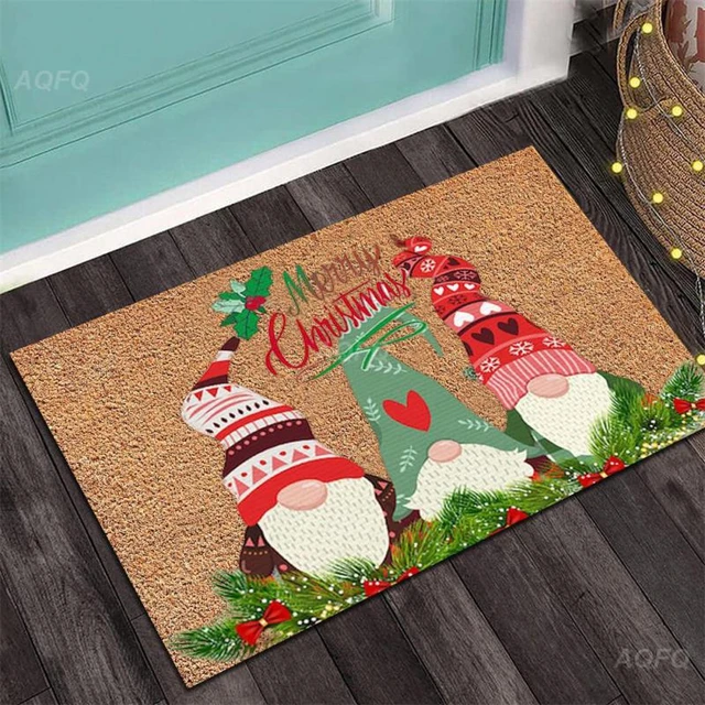 Christmas Doormat, Outdoor Welcome Mat, Indoor Front Door