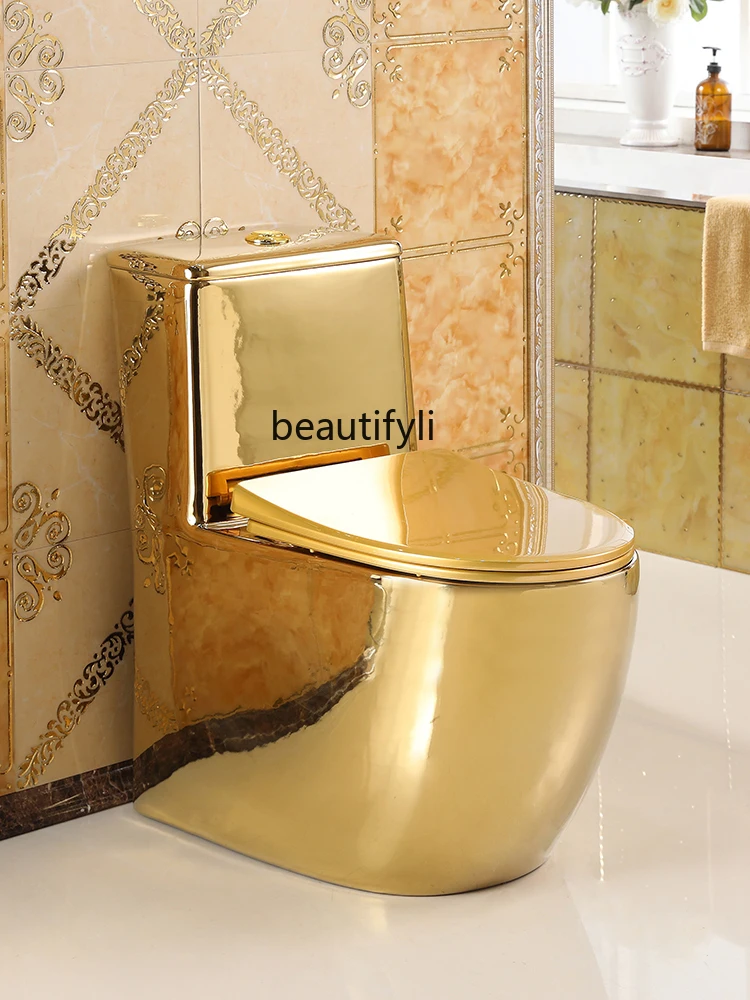 

Creative Personality Art Toilet Siphon Deodorant European Color Seat Toilet Home