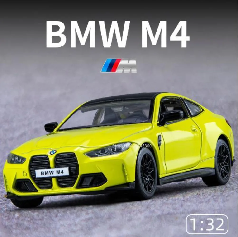 1-32-toy-car-model-bmw-m4-with-sound-light-alloy-diecast-pull-back