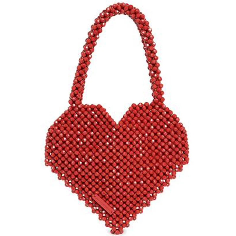小物 red HUMAN MADE HEART BEADED BAG HUMAN MADE HEART BEADED BAG – HUMAN MADE Inc.