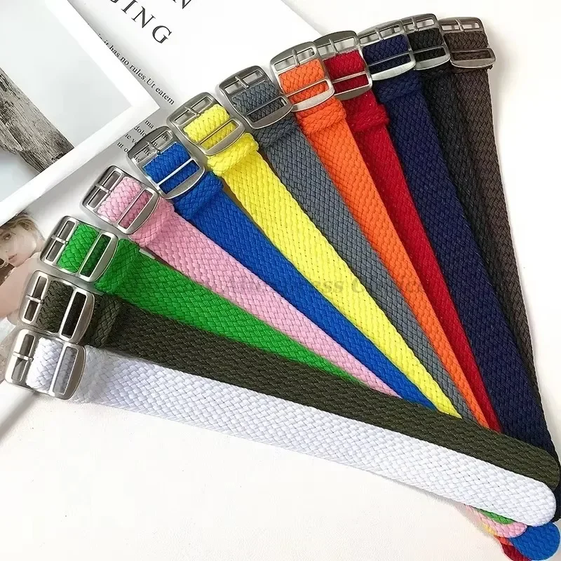 Versatile Woven Nylon Watch Band - Fabric Strap Replacement for Sport and Casual Wear
