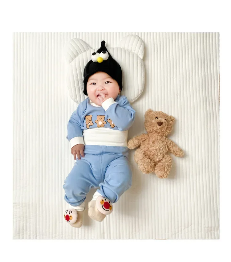 Cozy Cotton Baby Pajama Two-Piece Set - Long Sleeve Top & Bottom