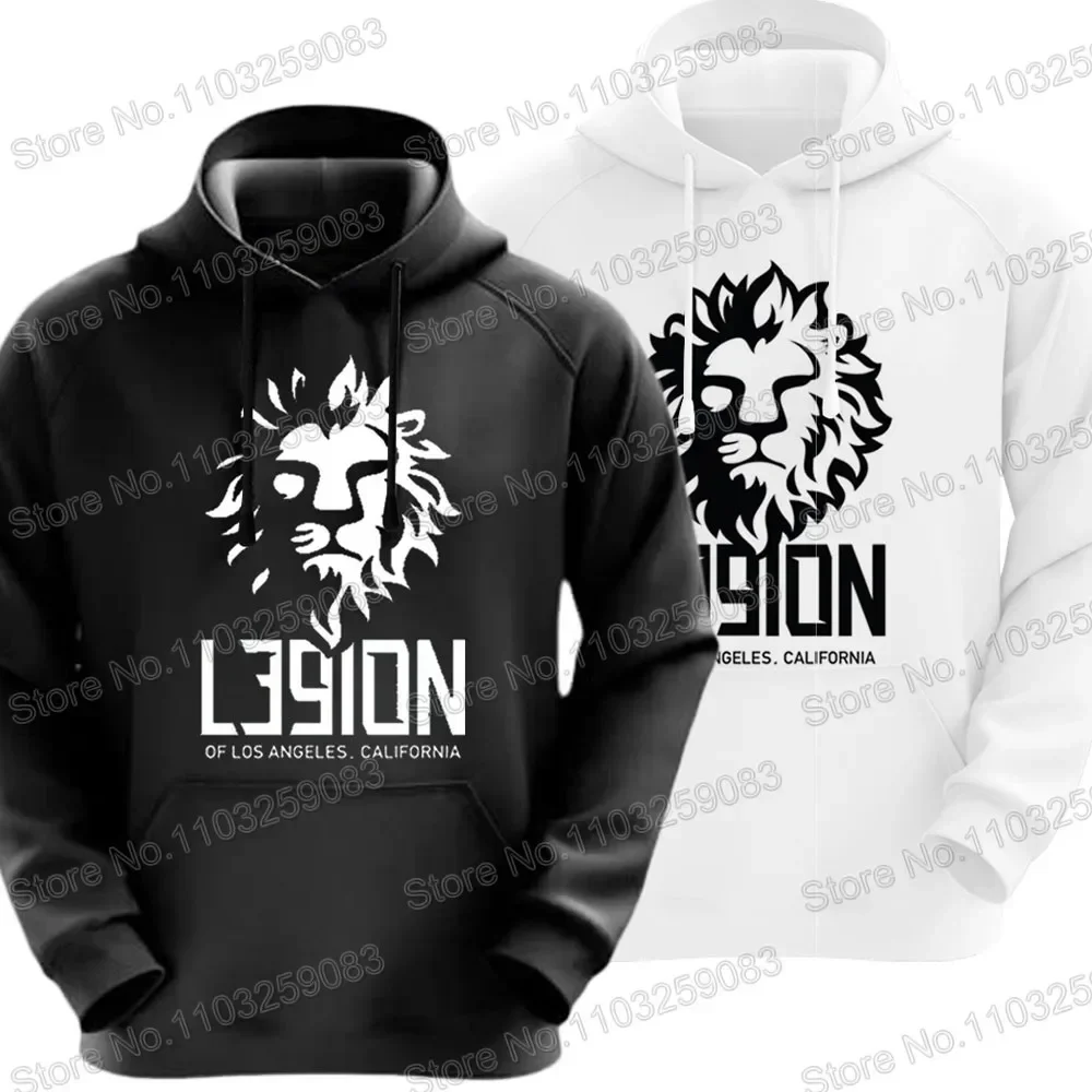 Legion of Los Angeles Hoodie Men Casual Sweatshirt L39ion Winter Hoodies Red Cycling Clothing Hoody Streetwear Sportswear