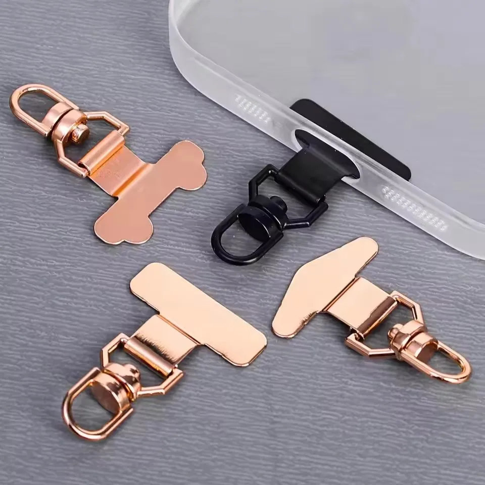 Enhanced Rotatable Stainless Steel Phone Lanyard with Mini Portable Design
