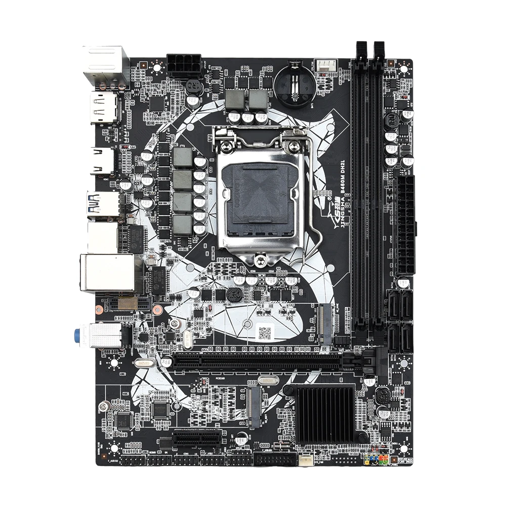 B460M LGA1200 Slot Motherboard set i3 10100 processor 2*8=16GB DDR4 2666MHz  Desktop memory kit Support Intel i3i5i7 CPU 10 Core