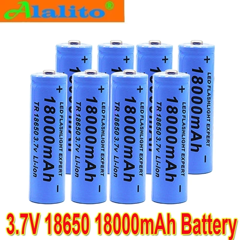Alalito37V1865018000mAhRechargeableBatteryHighCapacityLiionRechargeableBatteryFor