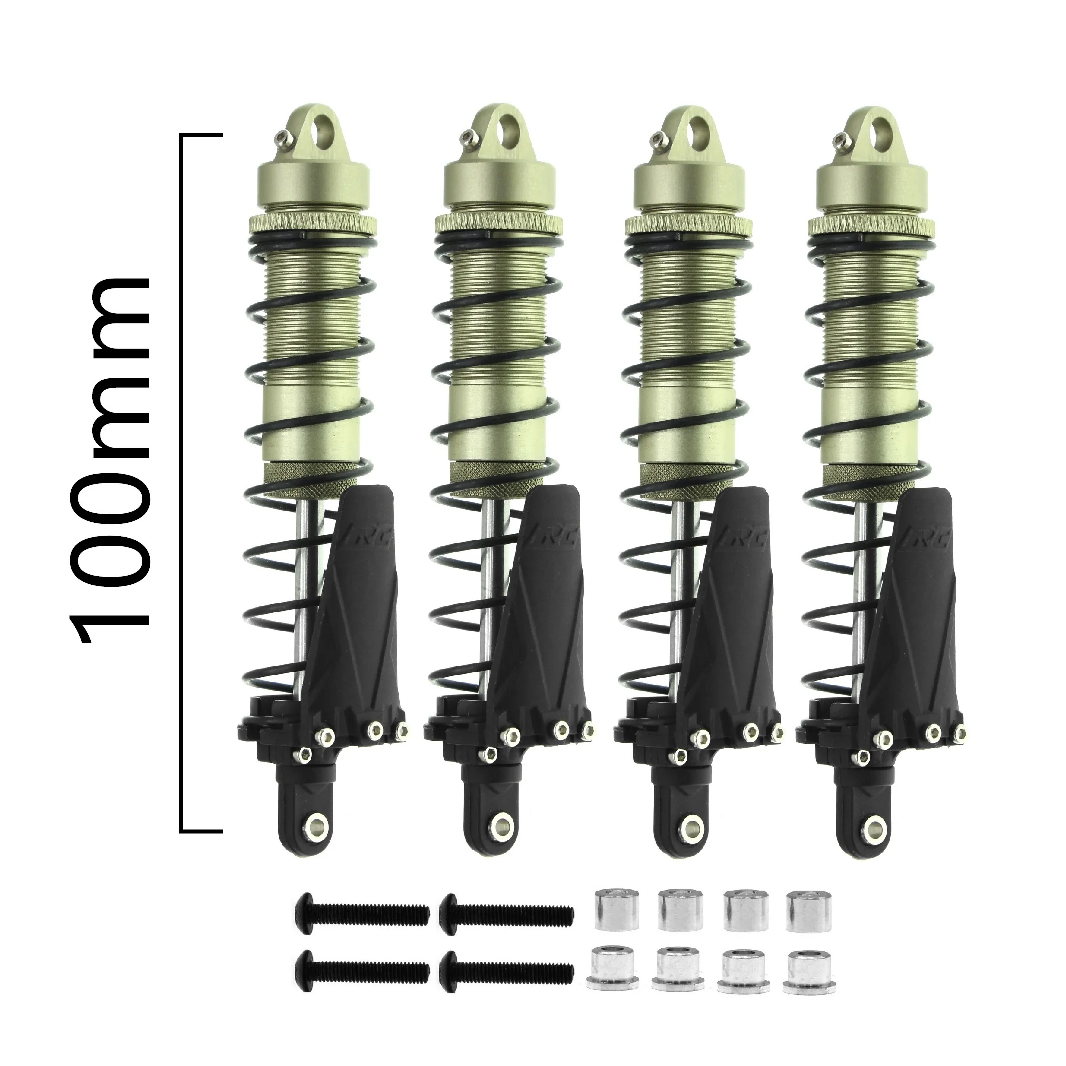 Ammortizzatore per Auto RC, Ammortizzatore a Molla per Auto RC in Lega di Alluminio Compatibile con TT‑01 TT‑02 TA05 TL‑01 TA03 MF‑01X(Blu