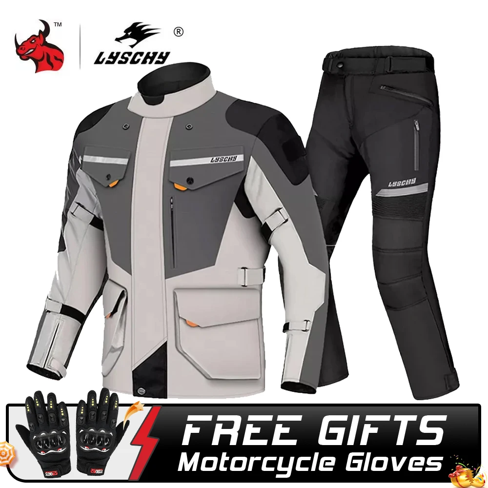 Rksports Storm-3 Moto Nero Pantaloni Con Ce Armatura Cordura