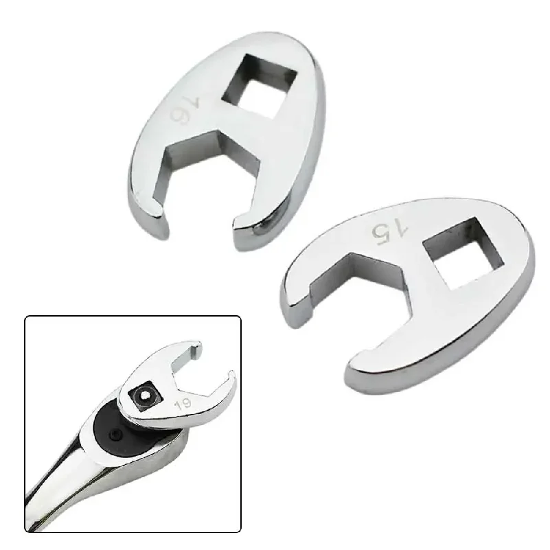 10개 3/8인치 드라이브 크로우풋 렌치 1022mm 미터법 오픈 엔드 스패너 토크 렌치 키 세트
