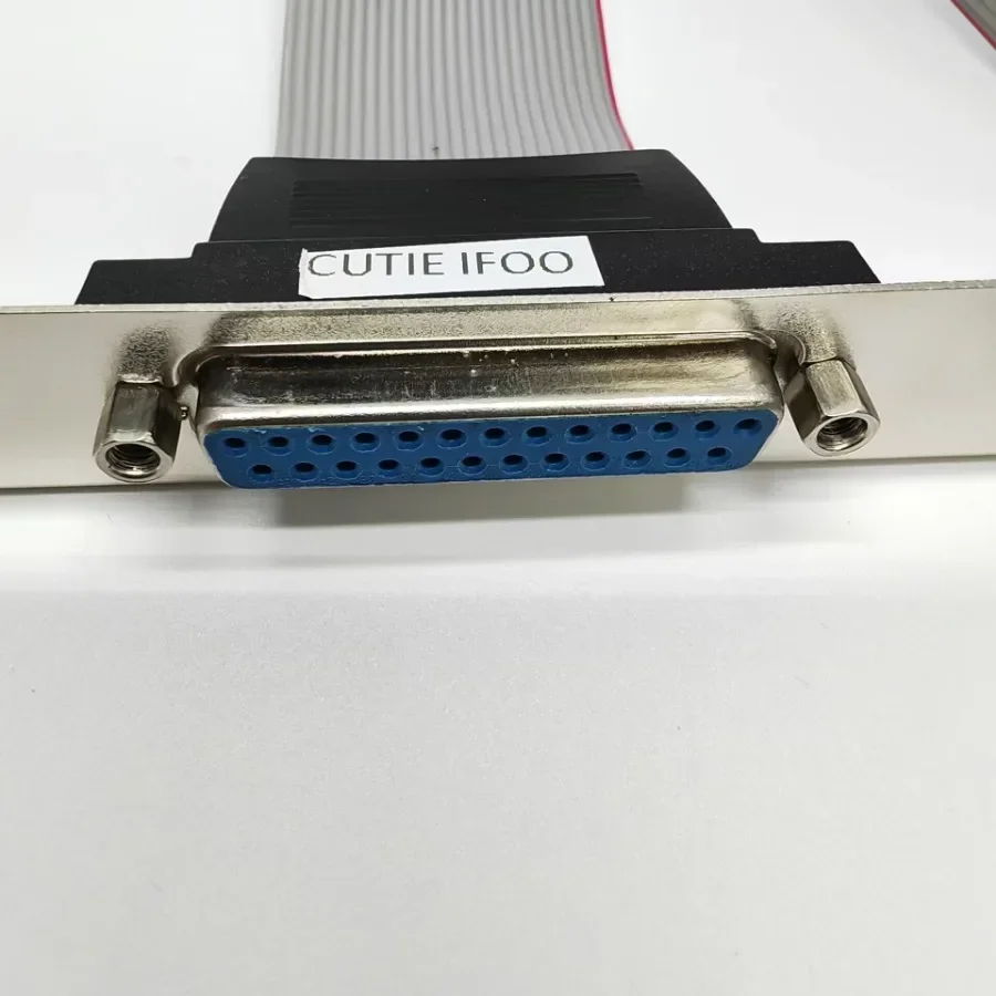 DB25 Printer Cable 2.0 or 2.54 Space DB25 Socket Motherboard Parallel LPT 25Pin Printer Print Port Cable Host Case Rear Bracket FC26P Male Female db25 printer cable