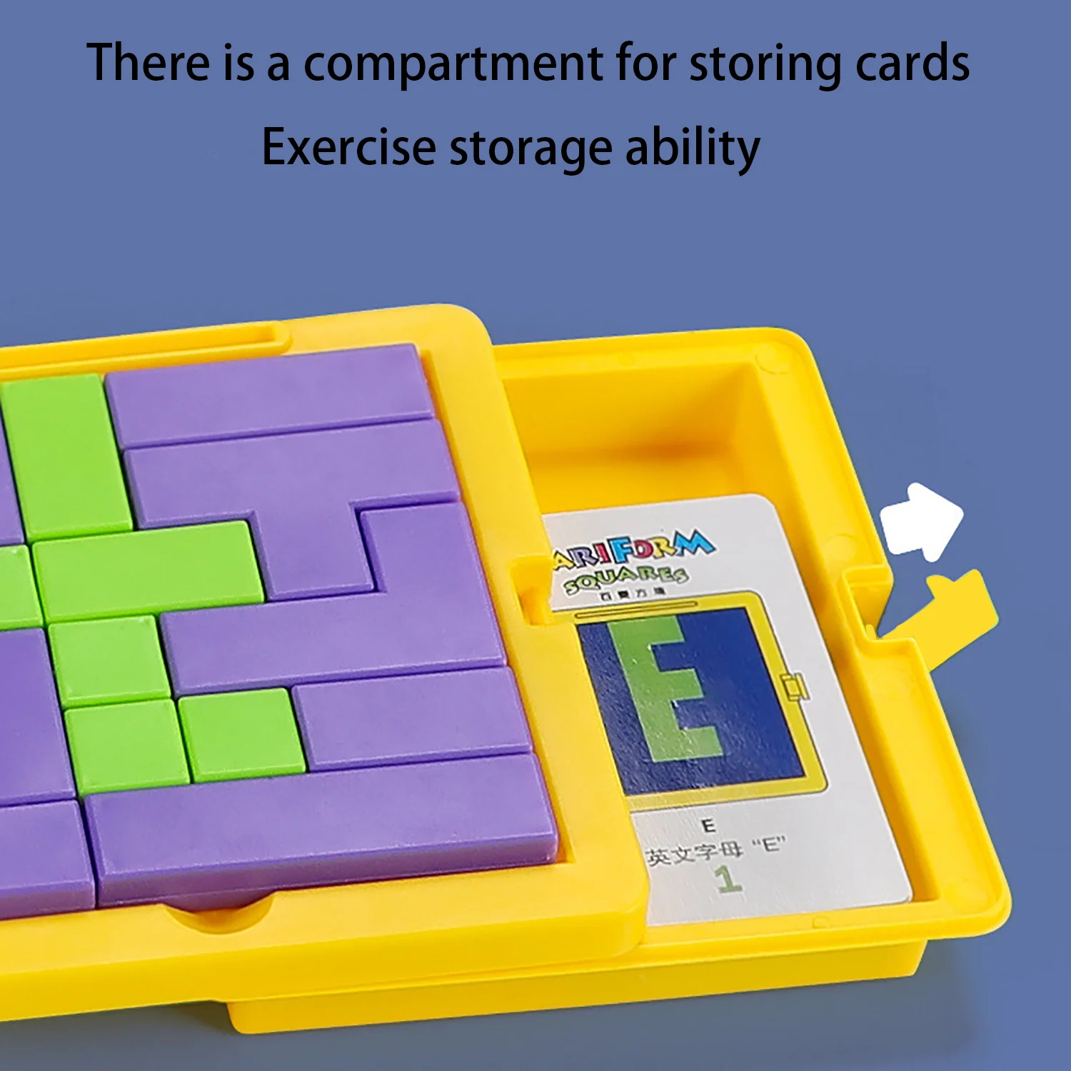 Pattern Puzzle, Montessori Tangram Puzzle Creative Logic Game, Reasoning Skills Innovation Toys, Board Parent-Child Game