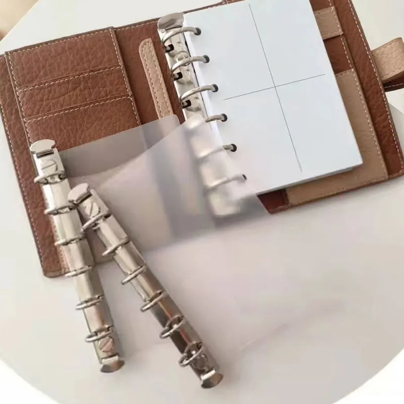 1Piece A6A7A8 Metal Loose Leaf Notebook Binder Ring Student Scrapbook Planner Coil Book DIY Decor Binder Ring Folder Accessories