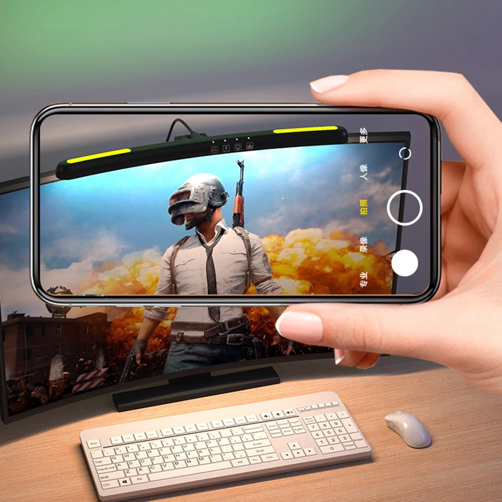 Generic 7 Colors Curved Screen Light Bar Led Computer Monitor Rgb