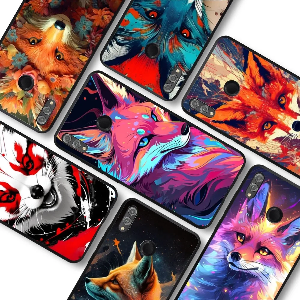 

Fox Phone Case For Huawei Honor 10 lite 9 20 7A pro 9X pro 30 pro 50 pro 60 pro 70 pro plus