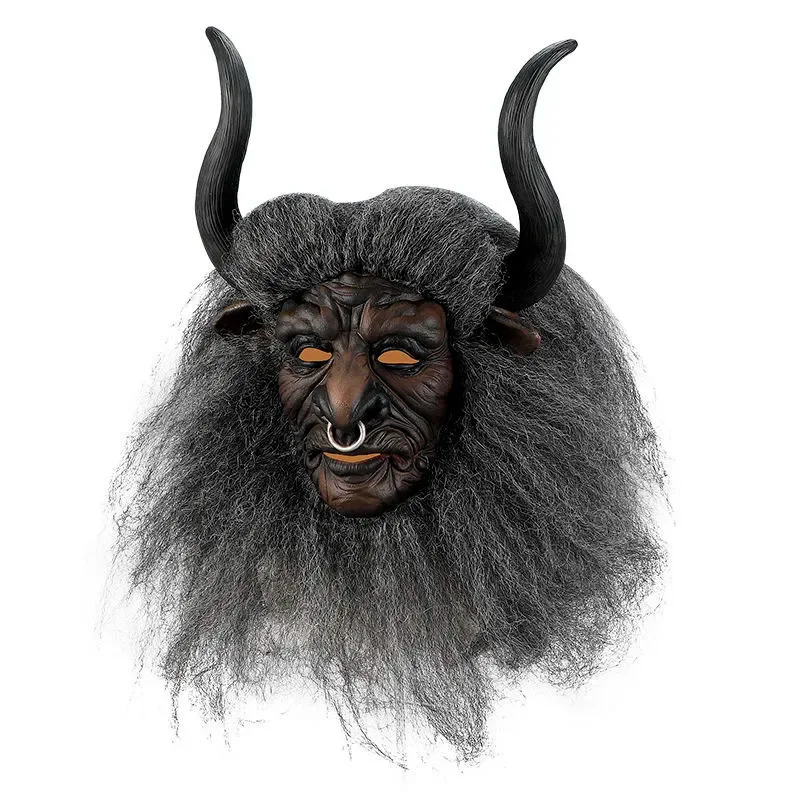 

Halloween Costume Stuffed Animal Party Props Simulated Animal Bull Devil Mask Halloween Mask