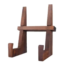 Elegant Natural Wood Display Easel for Plates, Photos, Frames, and Books (Multi - Colored)