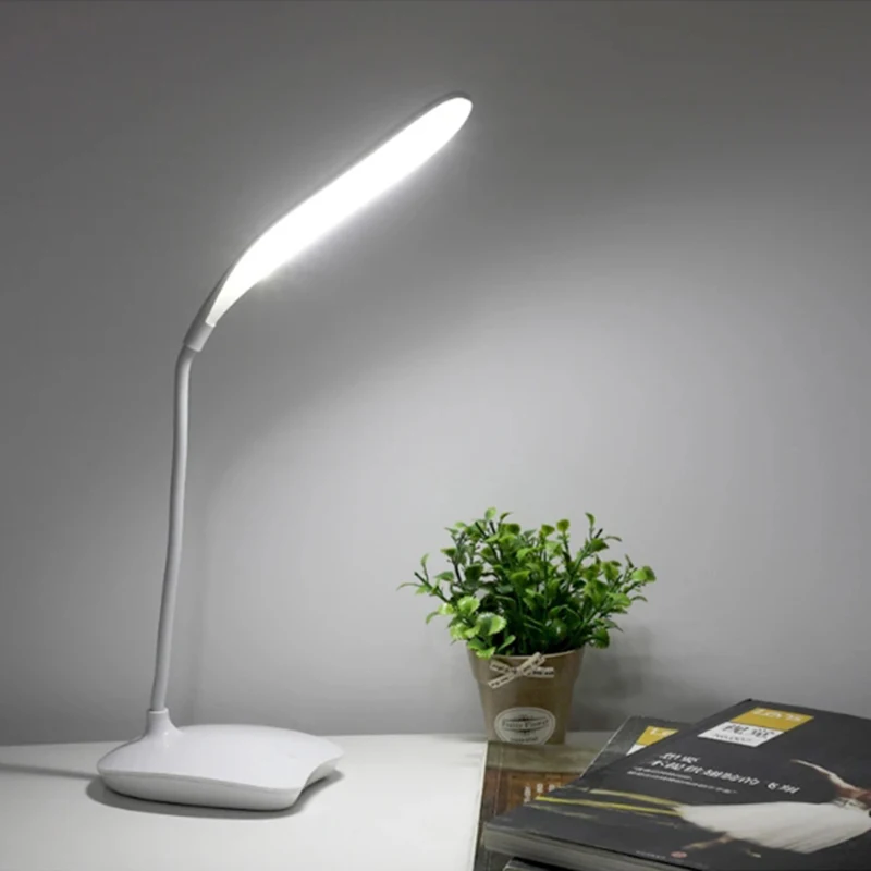 

LED Desktop Desk Lamp USB Rechargeable Lighting Eye Protection Room Night Light Bedroom Bedside Student Reading Lamp