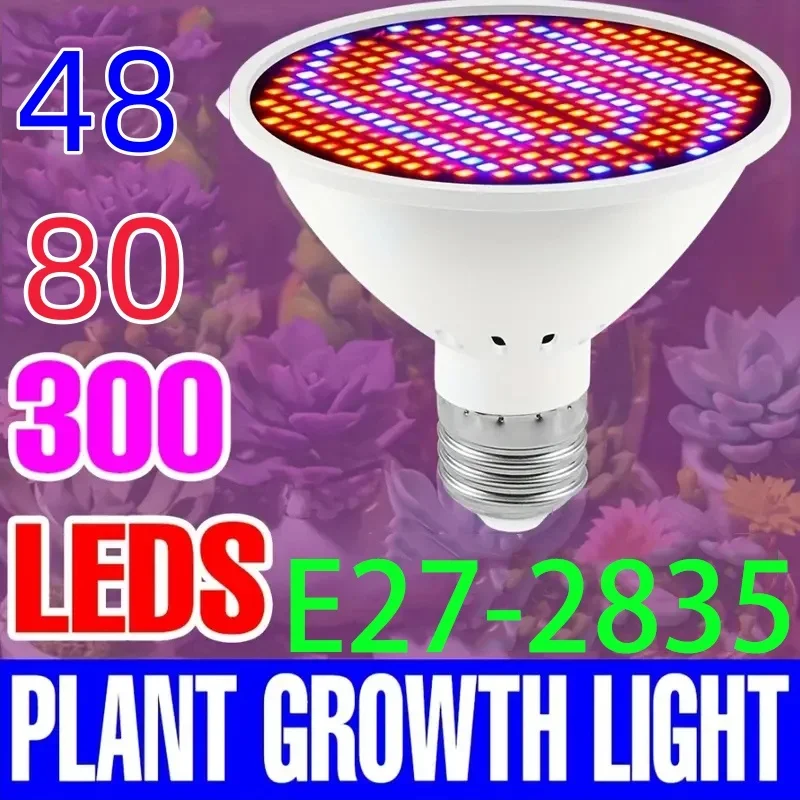 LED Grow Lamp 1pc LED Plant Light Cup E27 Red And Blue Light Growth Succulent Seedling Planting Supplementary Full Spectrum