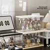 Large Capacity Transparent Acrylic Display Case-Handmade Craft Organizer with Adjustable Shelves for Mart Blind Box Collections 4