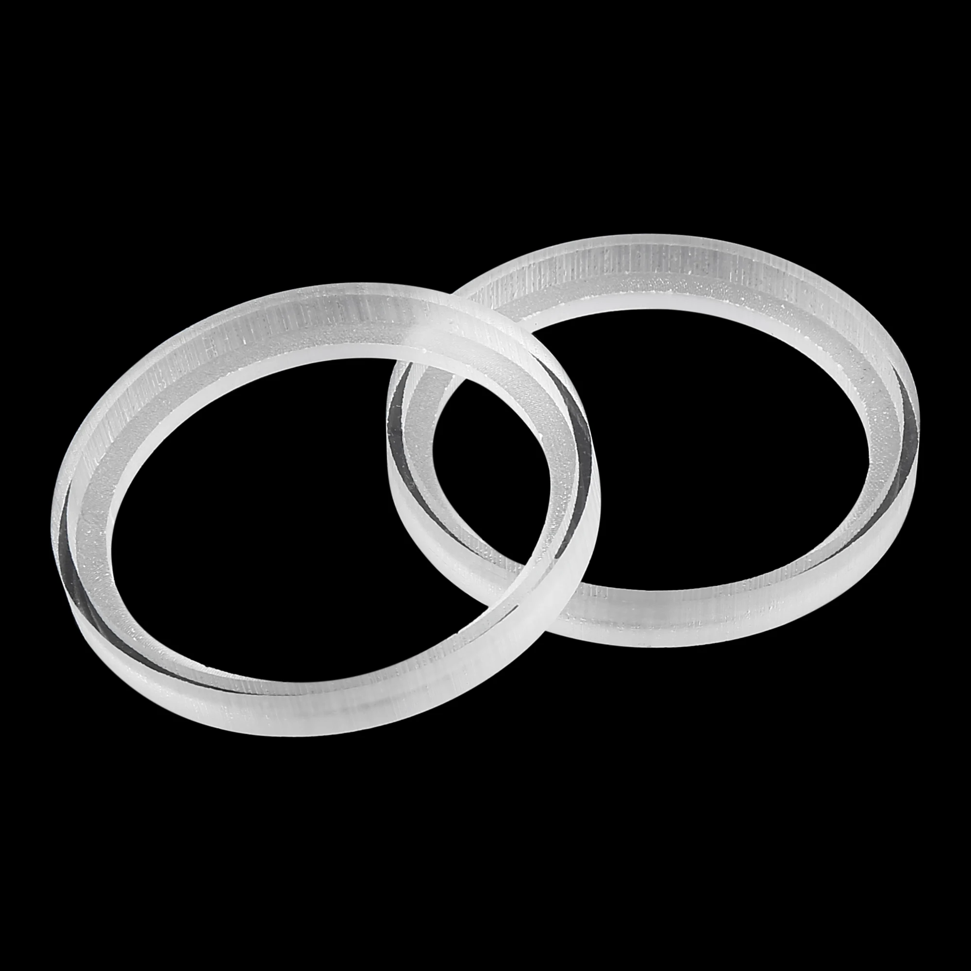 Speaker Mounting Spacer Rings Car White Clear Speaker Spacer Ring Mounting Spacer Plate Acrylic 48mm 50mm 54mm 60mm 77mm 78mm 79mm 146mm ID