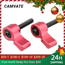

CAMVATE 2Pieces Adjustable M5 Male Threading Rotating Knob Thumb Lever Screw (22.5mm Long) For DJI Ronin-M Gimbal Stabilizer