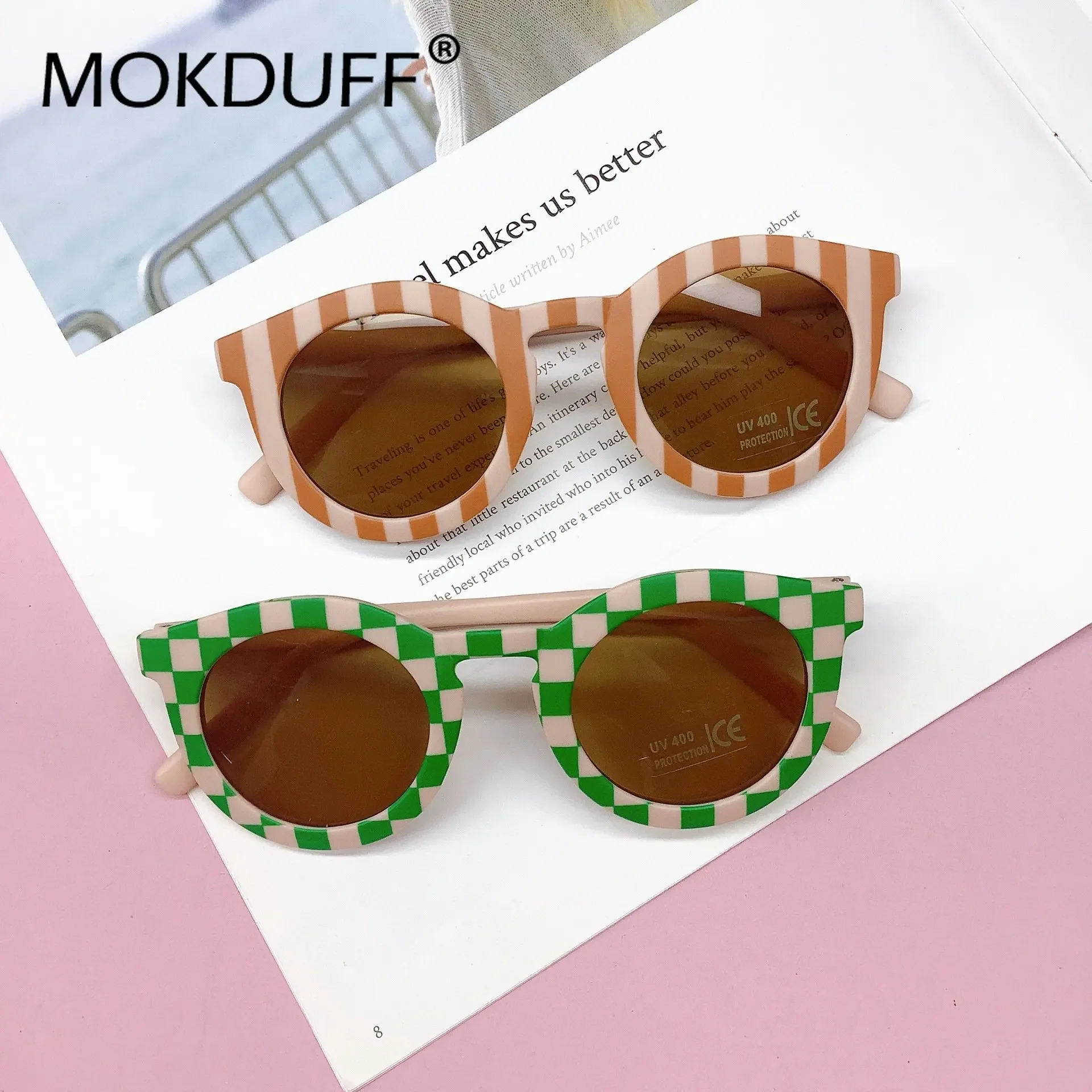 New Kids Lattice Classic Outdoor Sun Protection Sunglasses Boys Girls Colors Protect Eyes Baby UV400 Sunglasses Children