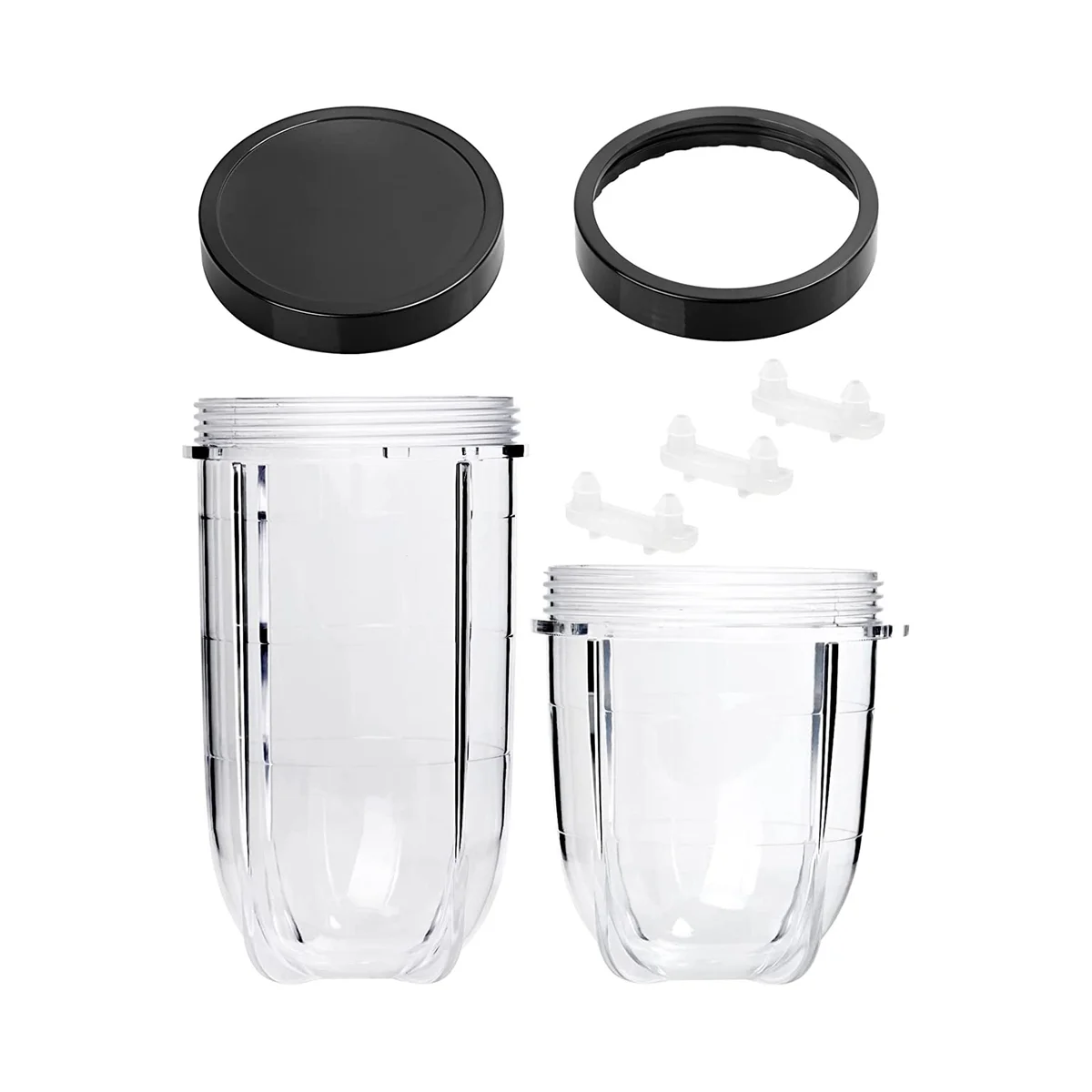 16OZ Replacement Cup and 12OZ Short Cup Fresh Lid Replacement Cups Set Fits  for Magic Bullet Blender Cups MB1001 Series - AliExpress