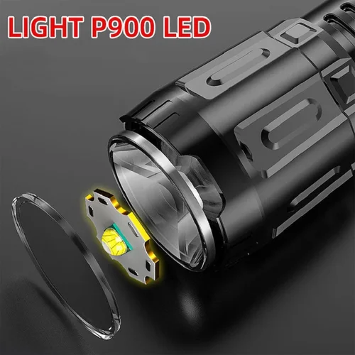 울트라 브라이트 미니 LED 손전등, USB 충전식 램프, 휴대용 방수 토치, 랜턴, 야외 캠핑 하이킹 손전등 2