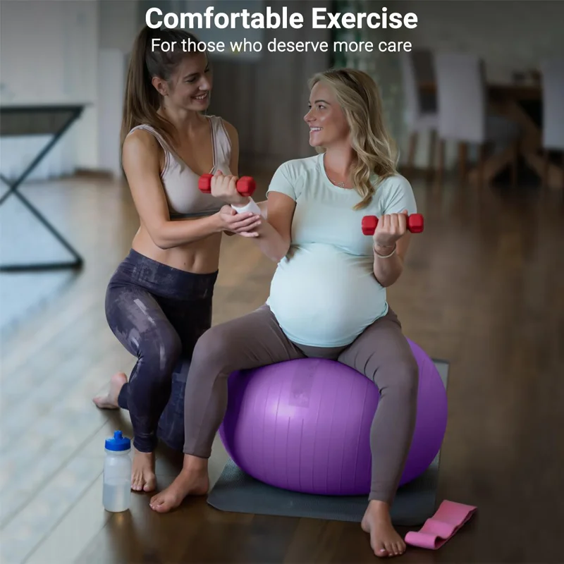 65/75/85cm Balance Ball Gym Equipment Bodybuilding Yoga Pilates Accessories Explosion-proof Yoga Ball Pregnant Women Exercise yoga ball
