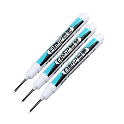 White Permanent Marker Pens - Versatile Paint Markers for Various Surfaces (Set of 1 or 3) (3Pcs 0.7mm)