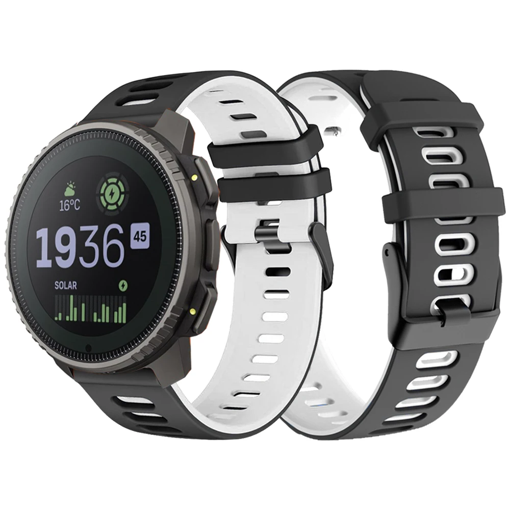 Cinturino Sportivo In Silicone Per Accessori Di Ricambio Per Bracciale Con Cinturino Easyfit Verticale Da 22Mm Suunto