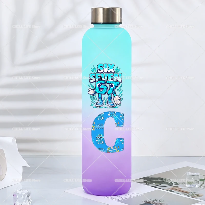 Enhanced Water Bottles - 900ML Sports & Travel Hydration Jug with Motivational Print
