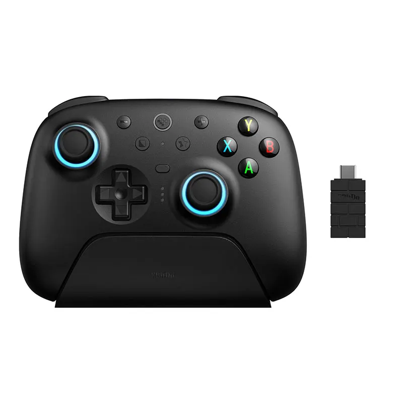 Controlador de jogos sem fio 8BitDo Ultimate 2 para PC e Android com joysticks TMR, gatilhos comutáveis, controle de movimento, 8 velocidades